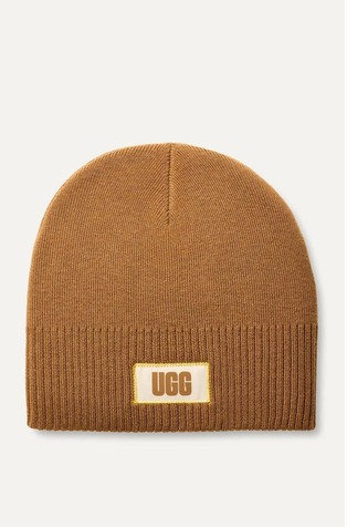 Pletena kapa s logo našivkom