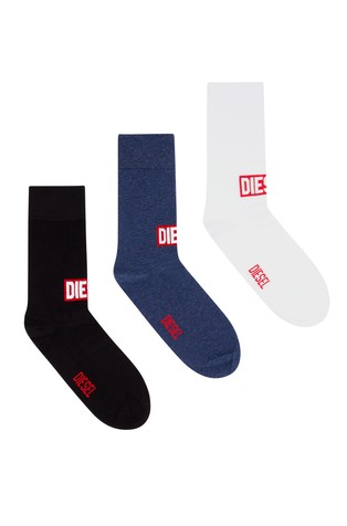 Paket od 3 para čarapa s crvenim logotipom