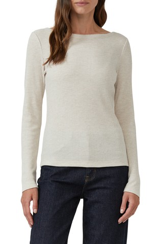 Rebrasta majica dugih rukava