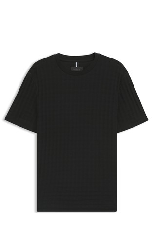 Porsche x BOSS pamučna majica kratkih rukava s pepita uzorkom