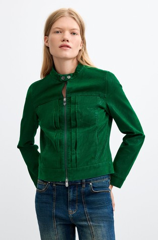 Jacket Leather Effect