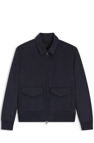 Beckham x Boss košulja-jakna od vune i kašmira