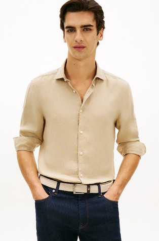 Slim Fit Pure Linen Shirt