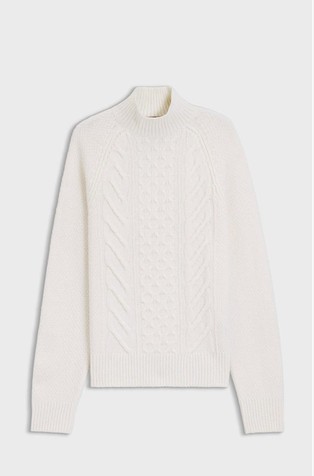 Pleten pulover od djevičanske vune i svile