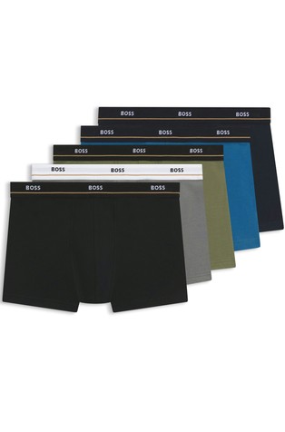 Paket od 5 pari pamučnih bokserica s logo obrubom