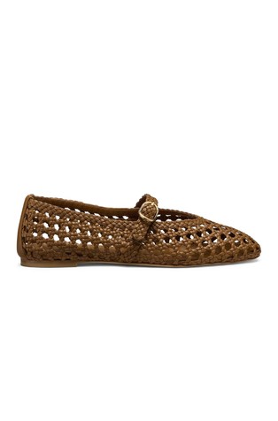 Prima Woven Leather Mary Jane