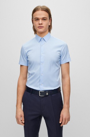 Extra slim fit košulja od mješavine pamuka