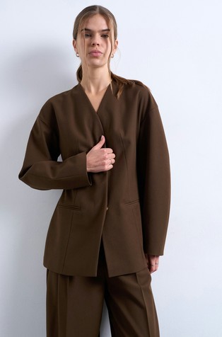 TSASTA balloon fit sako sa skrivenim kopčanjem