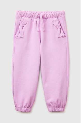 Sweatpants with bows