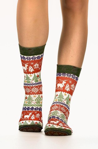 Christmas Mixture II obiteljski paket od 3 para čarapa u poklon kutiji