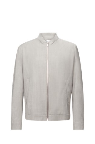 Slim fit jakna od mješavine vune