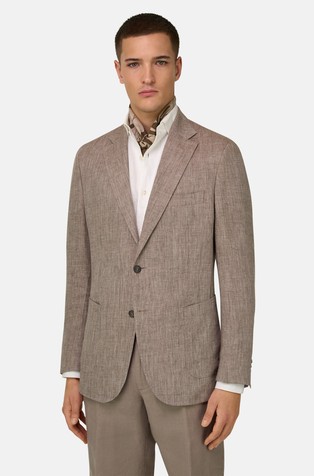 Laneni sako s meliranim uzorkom