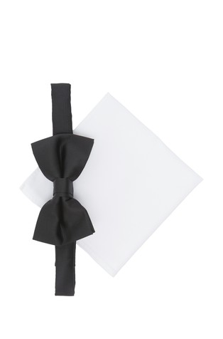 Komplet leptir mašne i džepne maramice