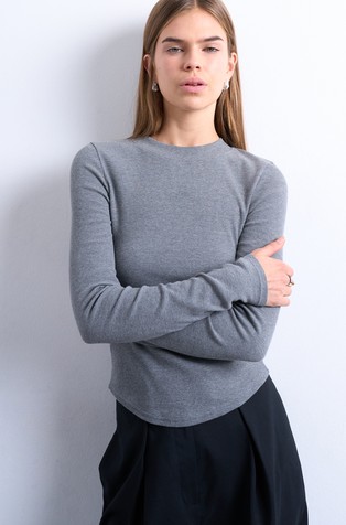 TSBEA long-sleeved rib tee