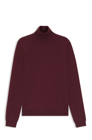 Slim fit vunena dolčevita