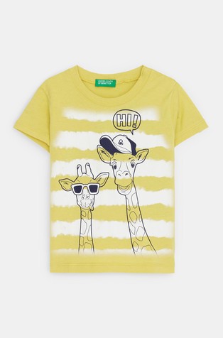 Cotton T-shirt with print