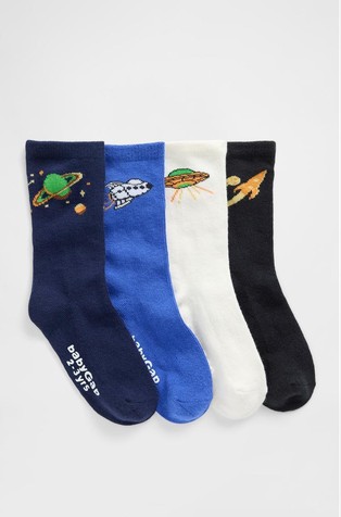Paket od 4 para čarapa za djecu dječake
