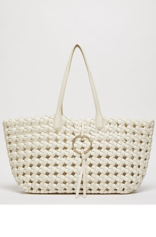 Velika tote torba od prepletene umjetne kože