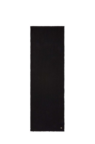 Wool Blend Monogram Scarf