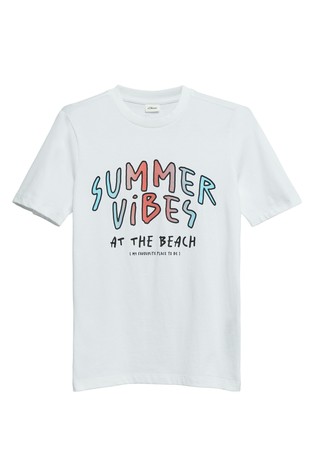 T-shirt with front print