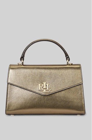 Farrah manja kožna torbica s metalnim sjajem