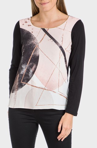 Majica dugih rukava s otiskom