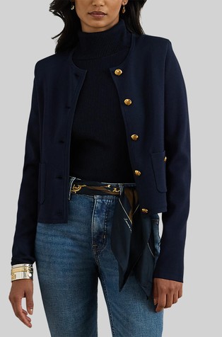 Kraći sako od mješavine viskoze