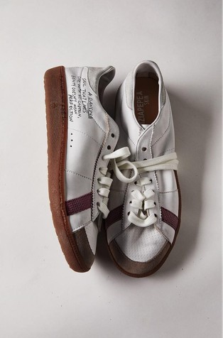 SKIN kožne tenisice s natpisom