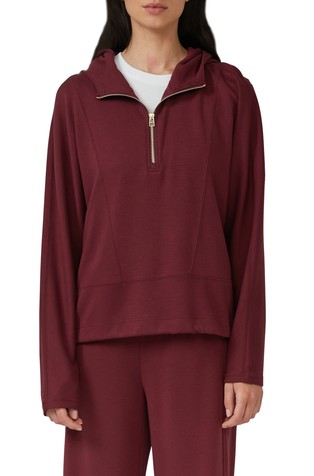 Scuba pulover s kapuljačom i djelomičnim patentnim zatvaračem