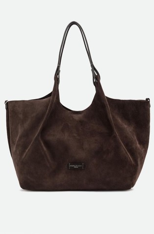 Dua Large Suede Handbag