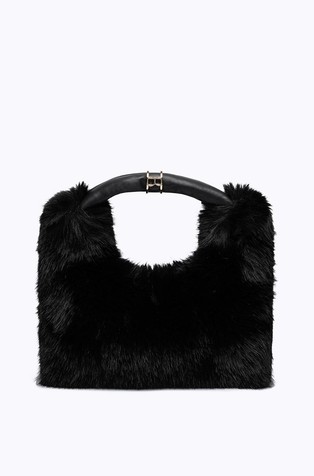 Hobo torbica od umjetnog krzna