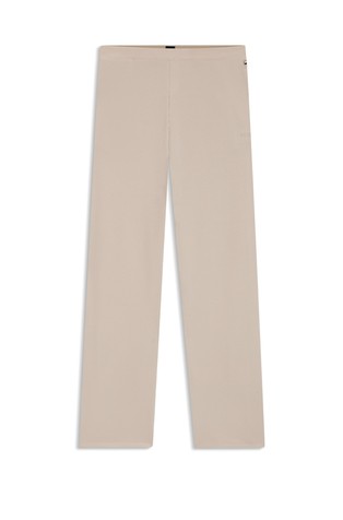 Donji dio pidžame od mješavine pamuka s vafl teksturom