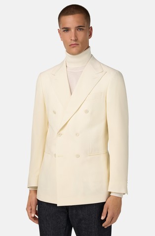 Vuneni sako s dvorednim kopčanjem