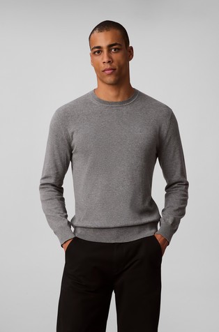 Pleten pamučni pulover