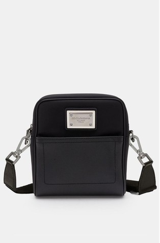 Torba za nošenje preko ramena od kože i najlona