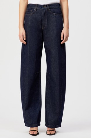 Relaxed fit cotton jeans