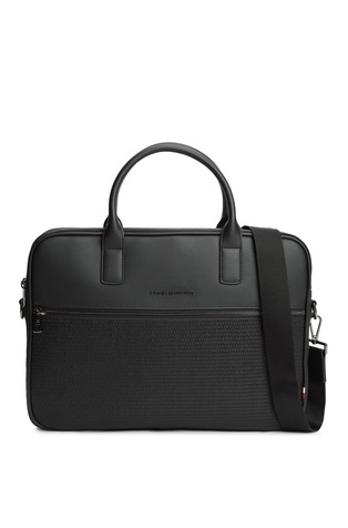 Torba za prijenosno računalo s prepletenim detaljem sprijeda