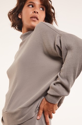 Celian rebrasti gornji dio pidžame dugih rukava