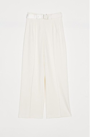 Široke hlače od scuba tkanine