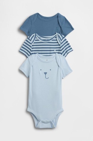 Paket od 3 bodyja kratkih rukava za bebe