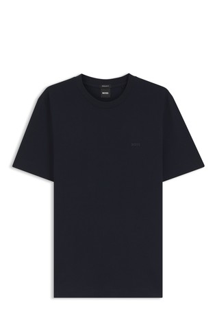 Cotton-jersey T-shirt with logo detail