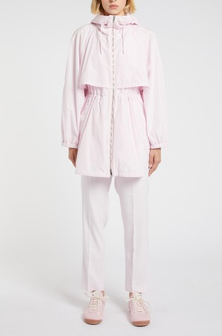 Water-repellent parka