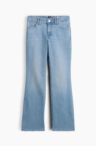 Jeans hlače sa zvonastim nogavicama za djevojčice