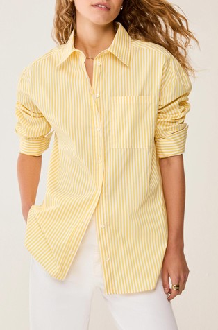 Oversized fit košulja od popelina