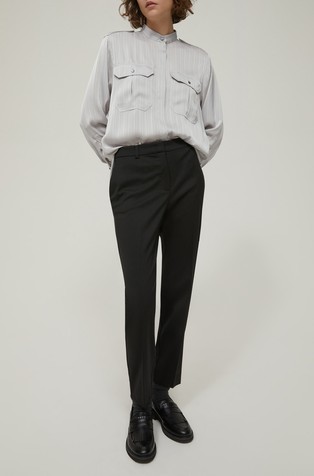 Slim fit vunene hlače