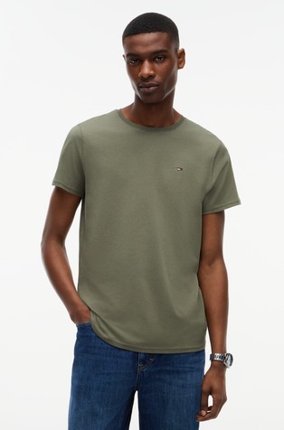 Regular fit majica s okruglim izrezom