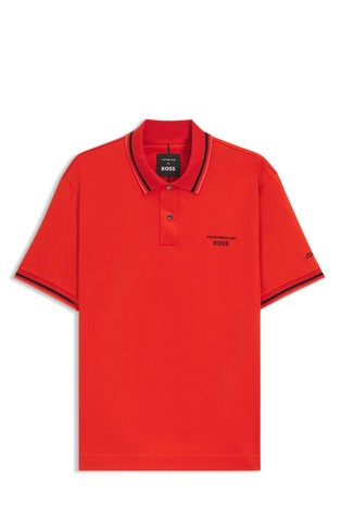 Porsche x BOSS polo shirt in cotton
