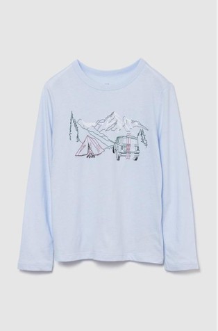 Majica dugih rukava s printom za dječake