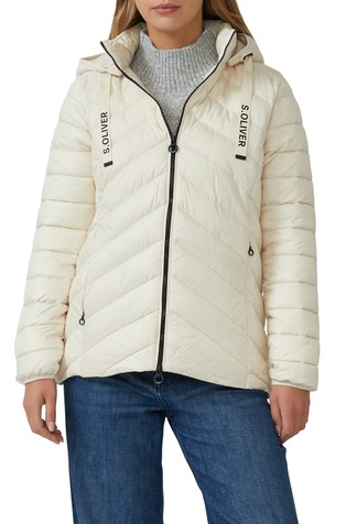 Prošivena jakna s uklonjivom kapuljačom