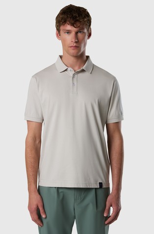Polo short sleeve in fine silk blend